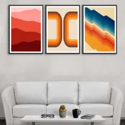 999store Multicolor Abstract Multi Frame Painting-12