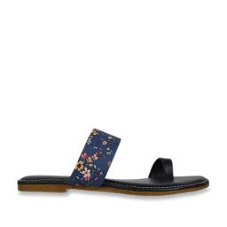 Iconics Women's Navy Toe Ring Sandals-image-47