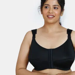 Zivame Anthracite Non Wired Non Padded Full Coverage Bra-14