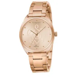 STRAND by Obaku S719LXVVSV-DT Turtle Rosette Analog Watch for Women-image-94