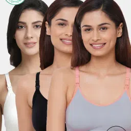 Inner Sense Multicolor Full Coverage Maternity Bra - Pack of 3-picture-25