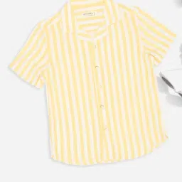 Pantaloons Junior Boys Goldfinch Striped Shirt-picture-28