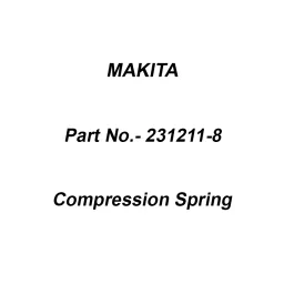 Makita Compression Spring Size 36 for 6910, Part No 231211-8-42