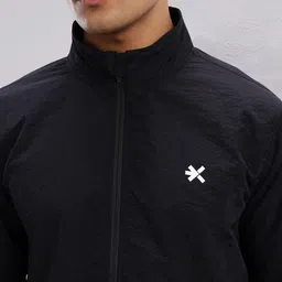 HRX by Hrithik Roshan Mock Collar Rapid-Dry Running Jacket with Toggle Hem image 3