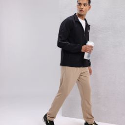 HRX by Hrithik Roshan Mock Collar Rapid-Dry Running Jacket with Toggle Hem image 4