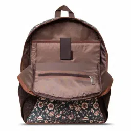 ZOUK 18 Ltrs Blue Floral Backpack image 3