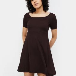 Ginger by Lifestyle Wine Regular Fit A Line Dress-image-87