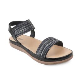 SCENTRA Women AW 24 Black Sandal-image-82