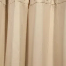 BIANCA Satin Curtain- Blocks 99% Sunlight & Reduces Noise [Eyelet Pattern]-2pc 5 Feet-plain-dk.gold image 2