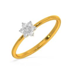 Kisna Diamond & Gold Jewellery Ziah 14k (585) Diamond & Gold Ring For Women-image-35