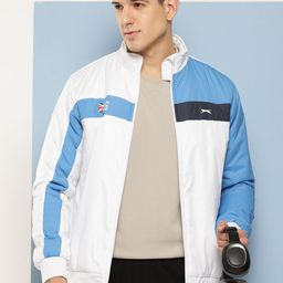 Slazenger Colourblocked Bomber Jacket-13