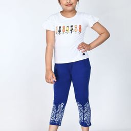 BAESD Girls Printed Cotton Capris-10