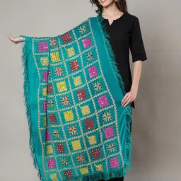 MUFFLY Checked Dupatta-50