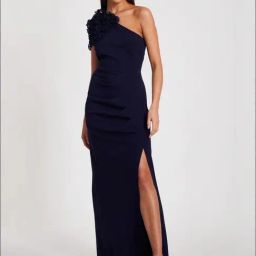 Quiz Navy Regular Fit Dress-image-78