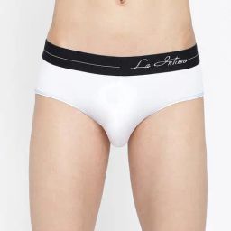 La Intimo White Comfort Fit Briefs-picture-27