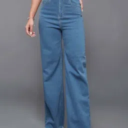 Miss Chase Blue Plain Jeans-picture-10