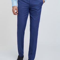 Park Avenue Men Solid Formal Trousers-picture-45