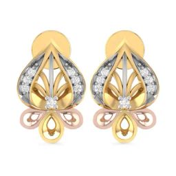PC Jeweller Daithi 22 kt Gold Earrings-image-45