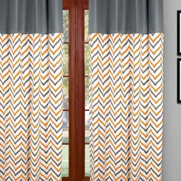 Dekor World Multicoloured Set of 2 Long Door Curtain-46