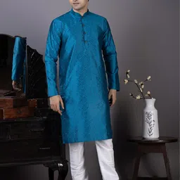 PulseIQ Mens Kurta Pyjama Set-image-36