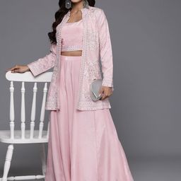 Libas Art Embellished Co-Ords with Shrug-image-62