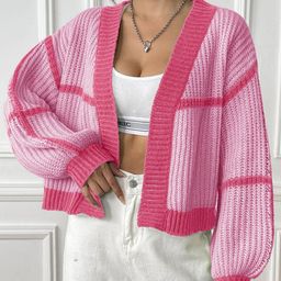 StyleCast x Revolte Long Sleeves Striped Shrug-41