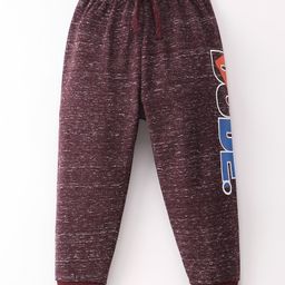 Teddy Looper Full Length Lounge Pant - Maroon (Print May Vary )-image-121