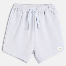 MINI KLUB Cotton Knit Solid Shorts - Lavender-image-0