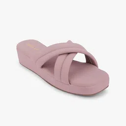 Gibelle Women Solid Flatform Heel Sandals-19