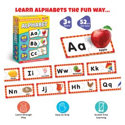 Little Berry Alphabet Match and Learn Jigsaw Puzzle Game Multicolor - 52 Pieces image 4