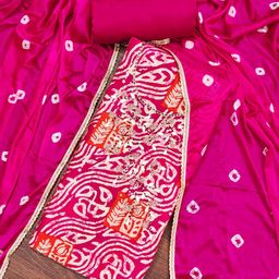 DIVASTRI Embellished Unstitched Dress Material-image-84