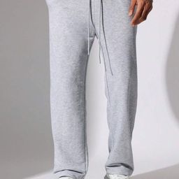 FLYNOFF Men Relaxed Loose Fit Trousers-image-45