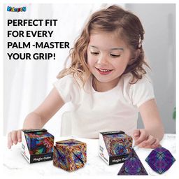 AKN TOYS Shape Shifting Box Fidget Cube - Multicolour image 5
