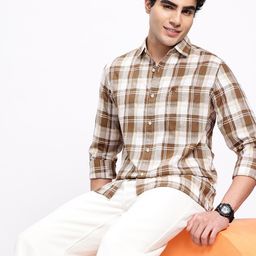 Aeropostale Men Premium Checked Pure Cotton Casual Shirt-image-40