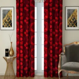 Swayam Sigma Eyelet Window Curtains - Set of 2 (5 Ft)-28