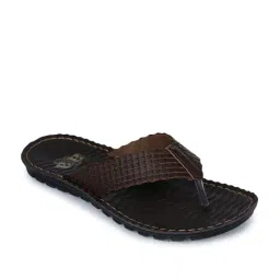 Aha by Liberty Men's Dark Brown Flip Flops-image-98