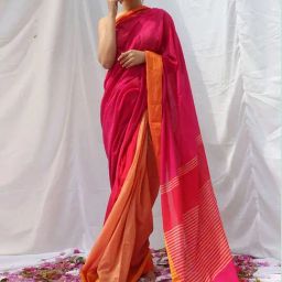 Chidiyaa Khwab Handwoven Cotton Saree - LIDD-image-6