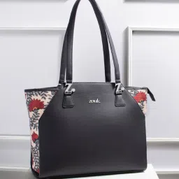 ZOUK Classic Black Printed Tote Bag image 2