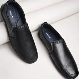 Regal Men's Black Casual Loafers-image-72