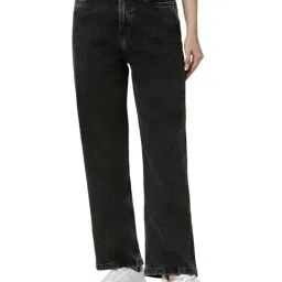 Van Heusen Black Cotton Regular Fit Jeans-image-75