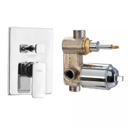 CERA Ruby Single Lever High Flow Concealed Diverter, F1005721 + F4030101 (Set of 2 Pcs)-60
