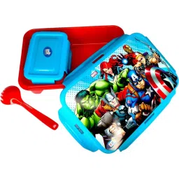 Flockidos 480 ml Plastic Leakproof Lunch Box for College, FG2146-image-28