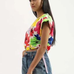 United Colors of Benetton Pink Printed Top-image-27