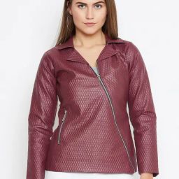 Belle Fille Red Regular Fit Jacket-picture-2
