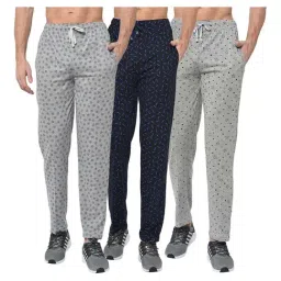 Vimal Jonney Multicolor Regular Fit Trackpants - Pack of 3-image-16
