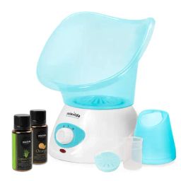 Mievida Steam Vaporizer and Facial Steamer With 2 Level Heat Setting  (Blue)-image-1