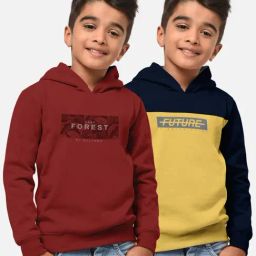HELLCAT Red & Yellow Printed Full Sleeves T-Shirt (Pack Of 2)-image-25