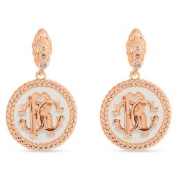 Roberto Cavalli Rose Gold Stainless Steel Earrings-34