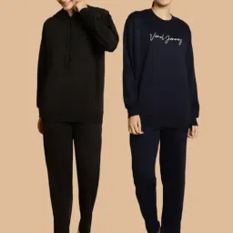 Vimal Jonney Black & Navy Printed Tracksuit - Pack Of 2-picture-20