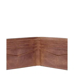 Fossil Brown Solid Bi-Fold Wallet image 2